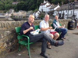 Fish and chips at Lynmouth